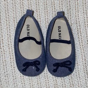 Baby Girl Blue Jean Shoes